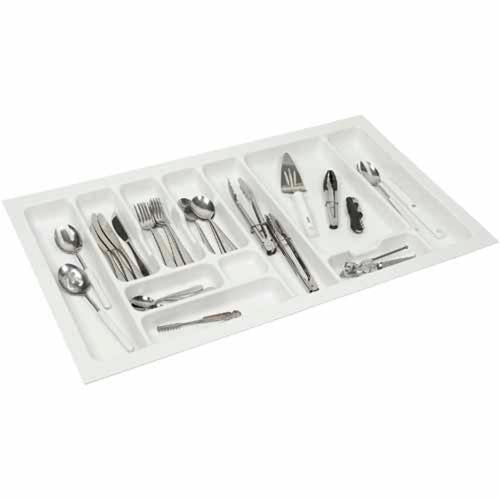 Hafele Home Cutlery Insert W: 800-840mm, D: 440-490mm White