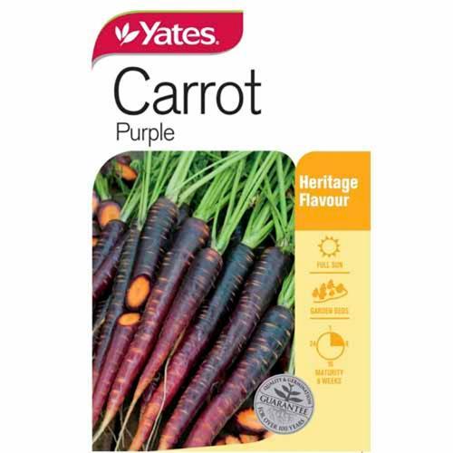 Carrot 'Purple' Heirloom Seeds - Yates