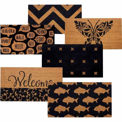 Coir Mat W: 400mm, L: 700mm Assortment - Effects