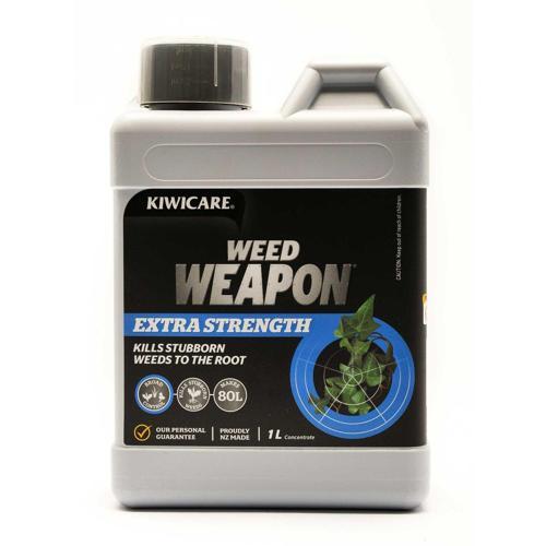 Weed Weapon Extra Strength Weedkiller Spray Concentrate 1L Clear - Kiwicare