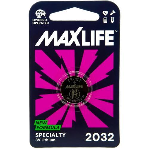 Maxlife Button Cell Lithium Battery CR2032