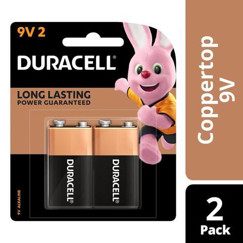 Duracell Battery CopperTop 9V 2pack