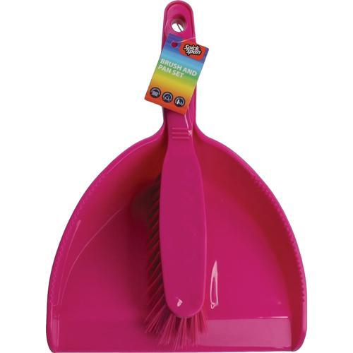 Spick N Span Brush And Pan Set Assorted