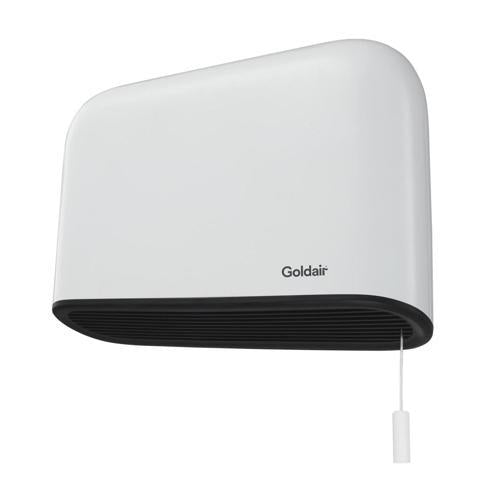 Goldair Ceramic Bathroom Heater White H: 242mm, W: 350mm, D: 115mm