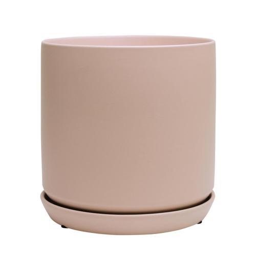 Bloom Indoor Adelle Pot And Saucer 18cm Blush