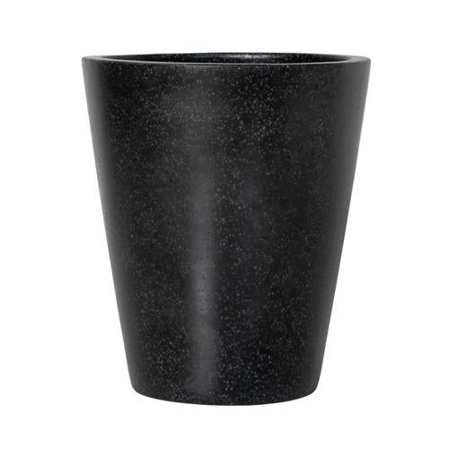 STONELEIGH & ROBERSON Vase Terrazzo Pot L Black