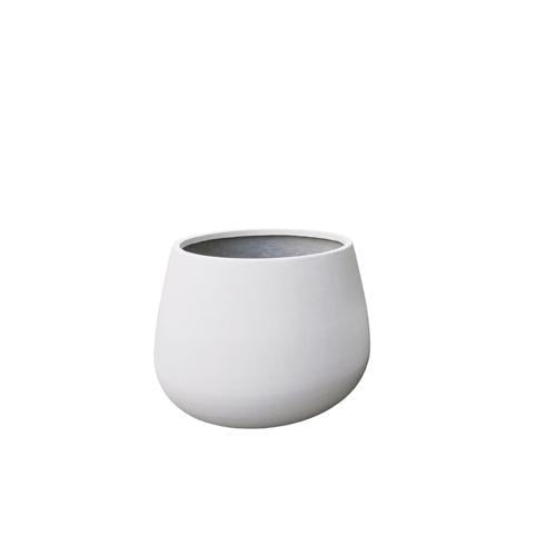 Elite Pot Aquatic Lightweight GRC Pot Small Smooth Oyster D32 x H25cm