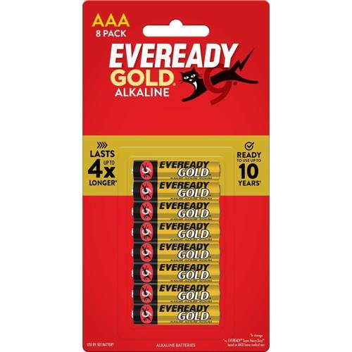 Eveready Alkaline Battery AAA Red/Gold
