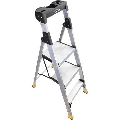 LADDER STEP STOOL 3 120KG ALUM WERNER