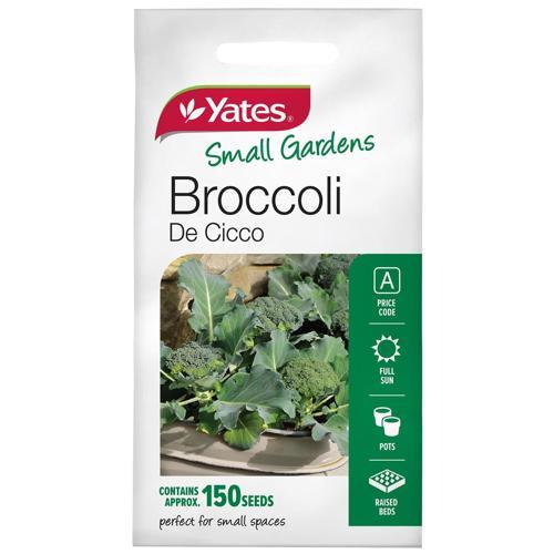 Yates Seeds Broccoli De Cicco