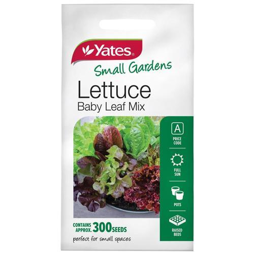 Yates Seeds Lettuce Baby Leaf Mix