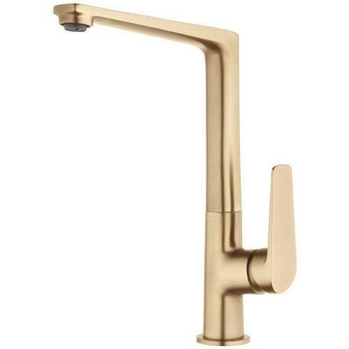 Foreno North Sink Mixer Brushed Brass
