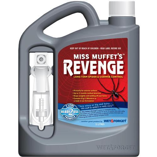 Wet & Forget Miss Muffet's Revenge Spider & Cobweb Control 2L