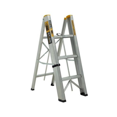 Rhino STICK Folding Ladder 3 Step Aluminium