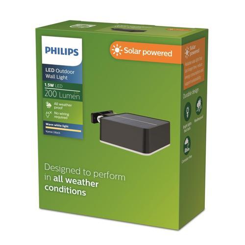 Philips Wall Light Solar 200 Lumens 1.5W Warm White
