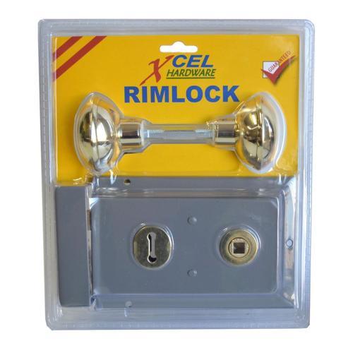 Xcel Rim Lock With Handles 150 x 100mm