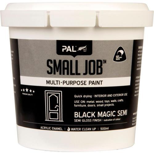 PAL Small Job Paint 500ml Black Magic Semi Gloss