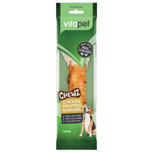 Chewz Rawhide Chicken Wrap Bone 20cm - Vitapet