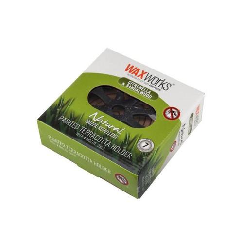 Waxworks Black Incense Stick H: 175mm, W: 50mm, D: 50mm Black