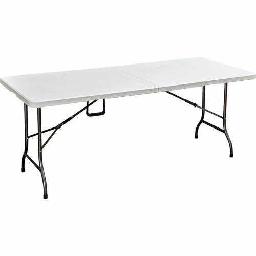 Folding Table W: 1800mm, D: 750mm, H: 720mm White - Number 8