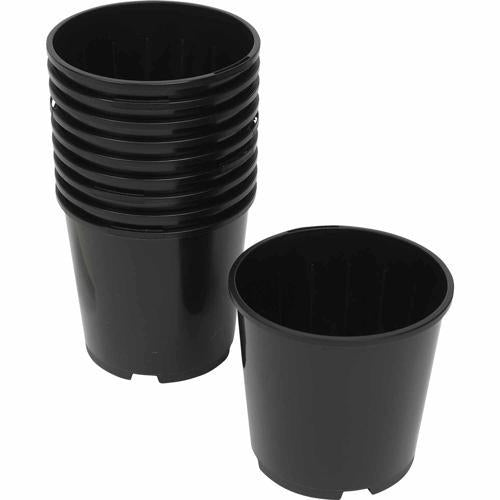 IP Plastics Seedling Pots 10 Pack 750ml Black