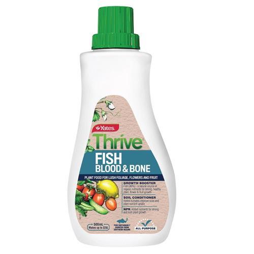 Yates Thrive Naturals Fertiliser Naturals Fish Blood And Bone Concentrate 500ml