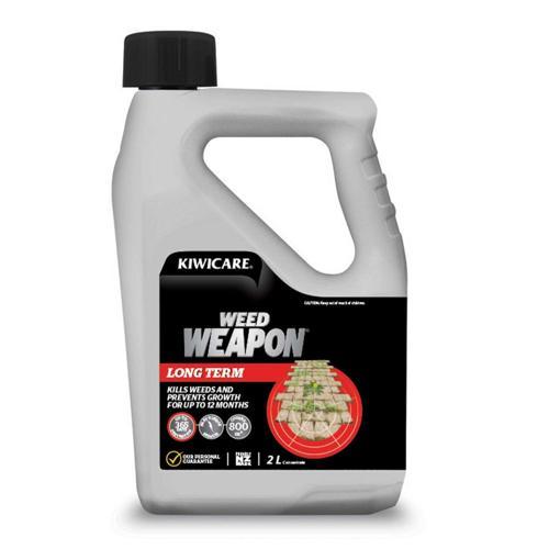 Weed Weapon Long Term Weed Control Spray Concentrate 2L White - Kiwicare