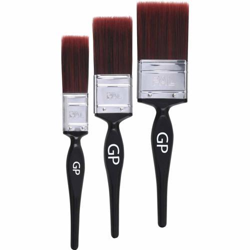 GP Synthetic Paint Brush 3 Pack Set 25/38/50mm - PAL