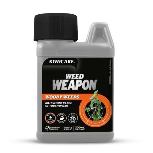 Kiwicare Woody Weedkiller Spray Concentrate 200ml Brown
