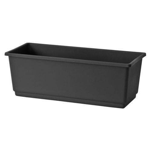 Euro3Plast Gerani Trough 50cm H:16.5cm, W: 15cm, L:50cm Charcoal