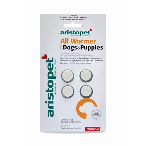 Dog/Puppy Wormers 4 Pack - Aristopet