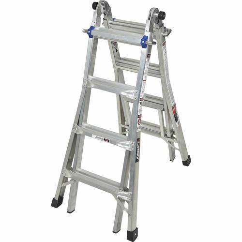 Jobmate Multi-Purpose Ladder 4 Step Aluminium
