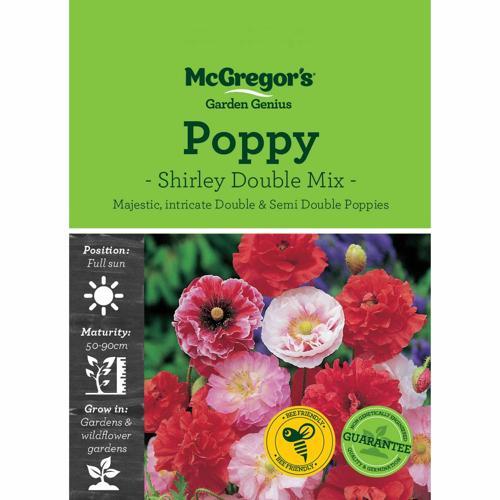 McGregor's Poppy Shirley Double Mix Seeds