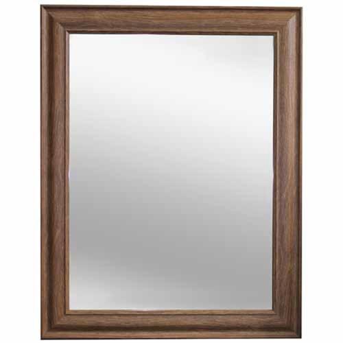 Wall Mirror 720 x 560mm Timber Effect - Trendy Mirrors