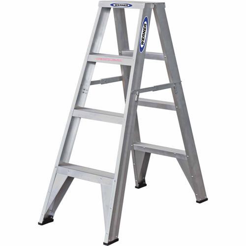 Werner Double-Sided Ladder 4 Step Aluminium