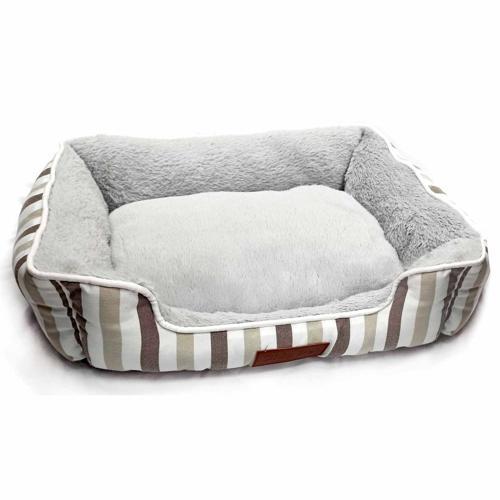 Chic Pets Dog Bed Large Green Strip