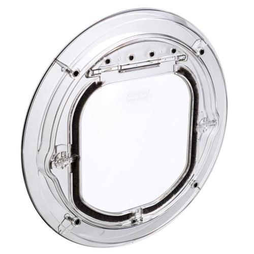 Glass Fitting Maxi Dual Glaze Cat Door Diameter: 304mm Clear - Catwalk