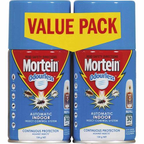 Odourless Insect Control System Refill 2 Pack - Mortein