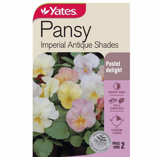 Pansy 'Imperial Antique Shades' Seeds - Yates