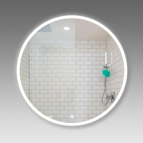 Trendy Mirrors Front And Backlit Round LED Mirror With Demister 750mm Dia 750mm