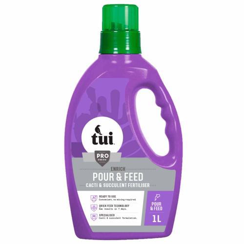 Enrich Pour & Feed Cacti & Succulent Fertiliser 1L - Tui