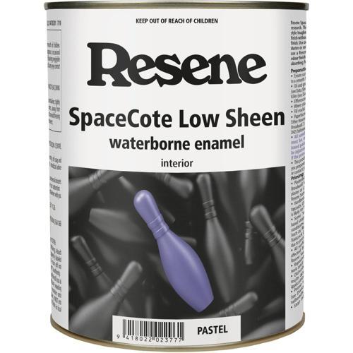 Resene SpaceCote Low Sheen Waterborne Enamel Paint 1L Pastel Base
