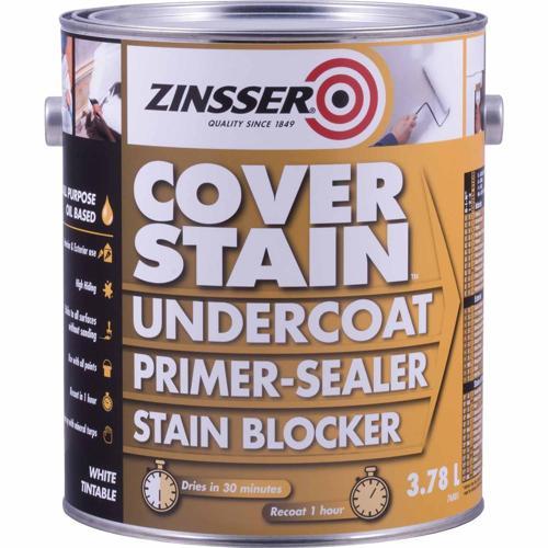 Cover Stain Primer Sealer Stain Blocker 3.78L White - Zinsser
