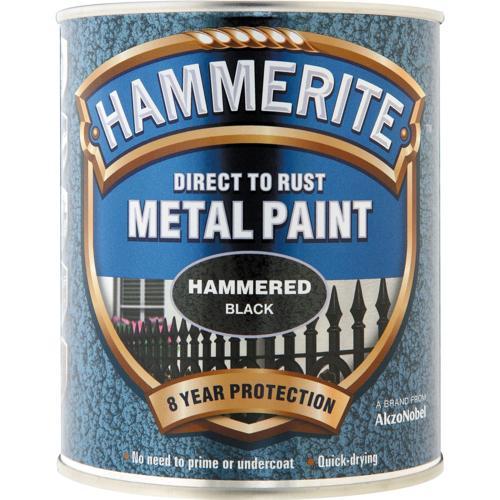 METAL PAINT 750ml Black - Hammerite