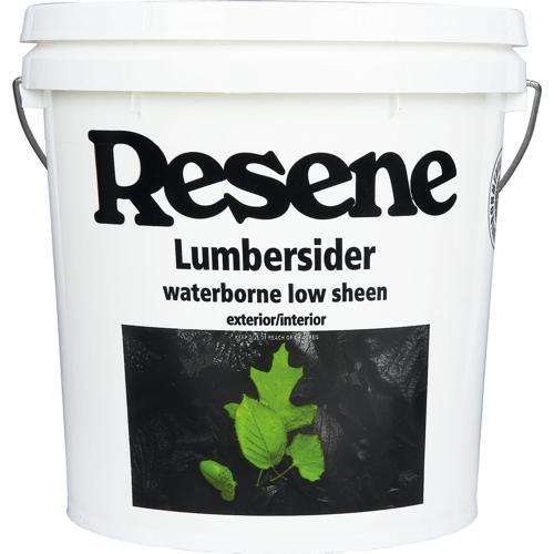 Resene Lumbersider Low Sheen Waterborne Paint 10L White