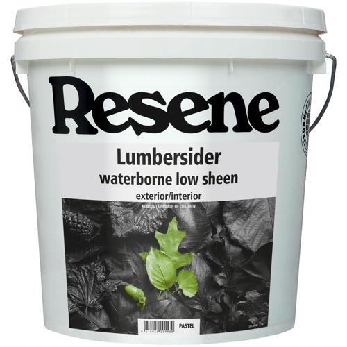 Resene Lumbersider Low Sheen Waterborne Paint 10L Pastel Base