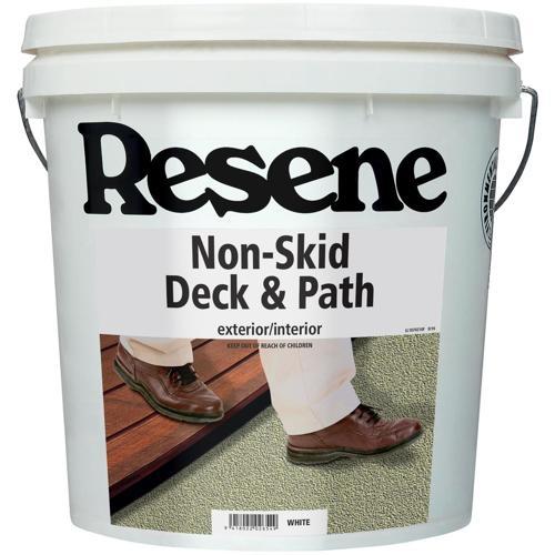 Non-Skid Deck & Path Waterborne Textured Paint 10L White - Resene
