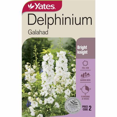 Delphinium Galahad Seeds - Yates