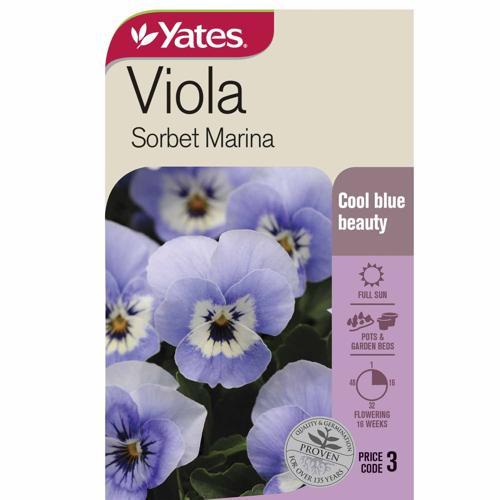 Viola 'Sorbet Marina' Blue Seeds - Yates