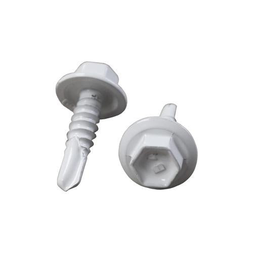 Guardian Tek Screws White, 12 Pack H:24mm, W:14mm, D:14mm White